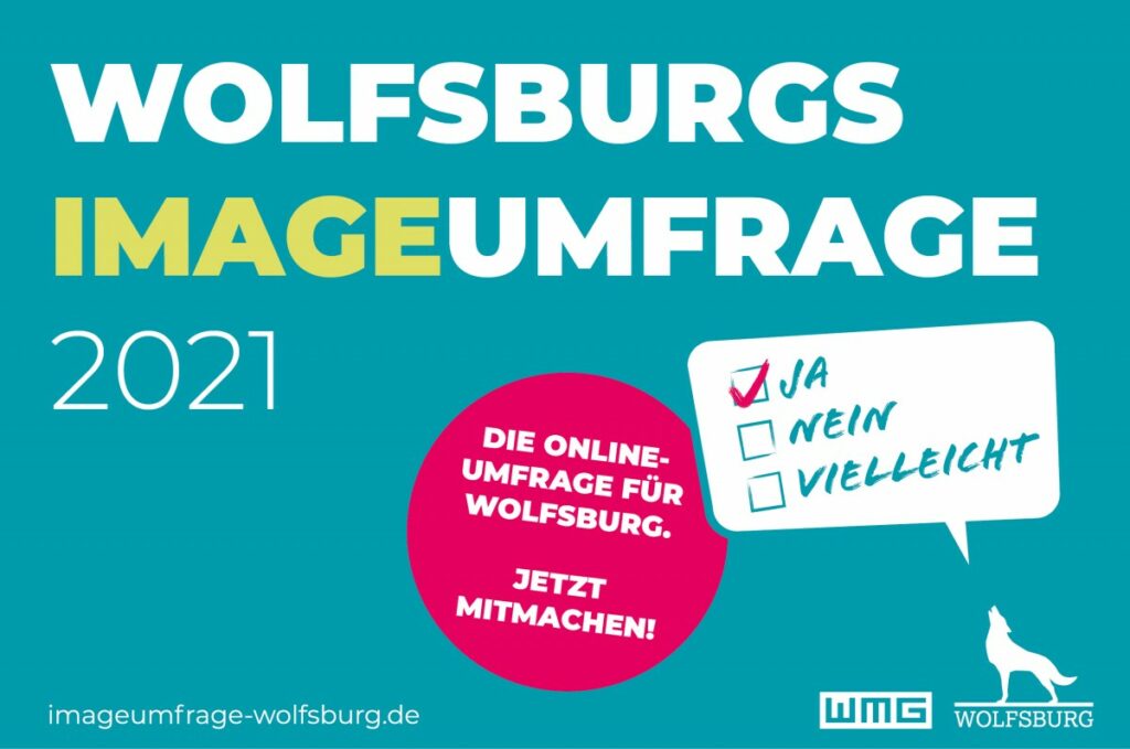 Teaser zur Imageumfrage Wolfsburg (© WMG Wolfsburg)