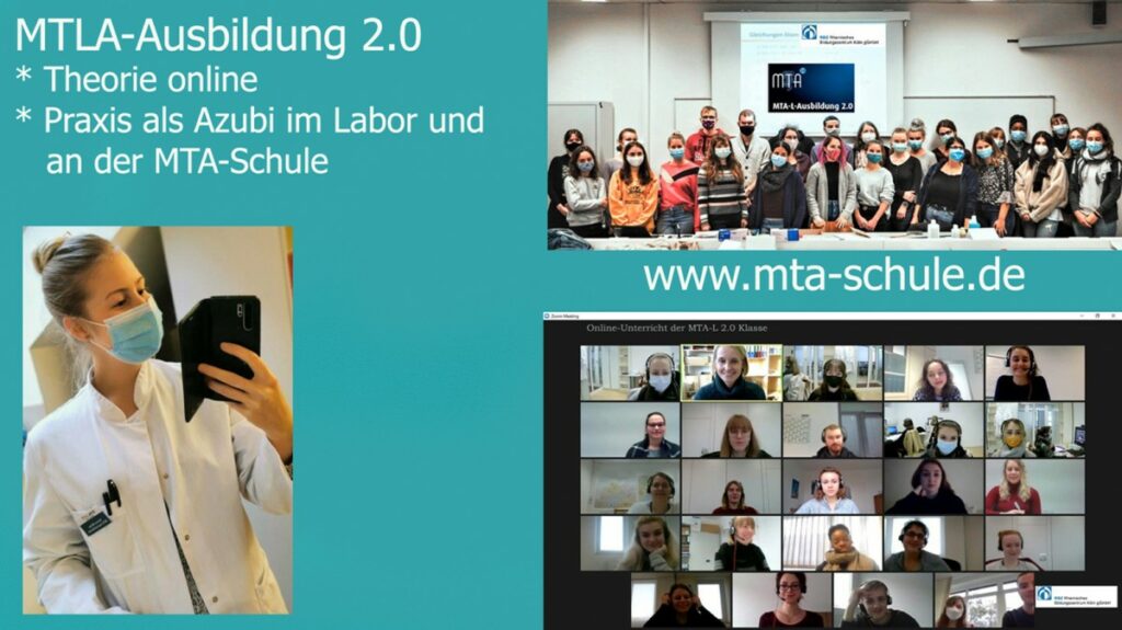 Diagnosticum Labore suchen in Sachsen und Bayern MTA-Azubis für die MTLA-Ausbildung 2.0 am RBZ Köln (© RBZ Köln MTA-Schule)