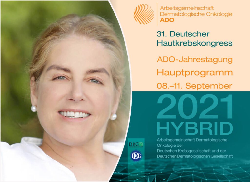 Dr. Ludolph-Hauser auf dem  Deutschen Hautkrebskongress 2021