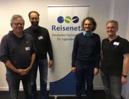 Der Vorstand von Reisenetz e.V. (von links): Peter Resnizek