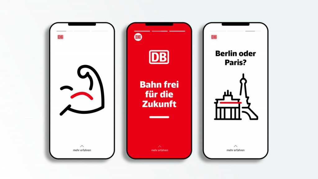 Der Puls entfaltet seine volle Kraft in der digitalen Interaktion mit der Marke Deutsche Bahn. (© Peter Schmidt Group )