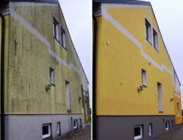 Fassadenreinigung im neuen Schonverfahren