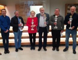 Siegerehrung beim 23. Jung-Senioren-Schach-Open Bad Griesbach 2021
