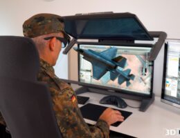 Nach NATO-Standard verzonte stereoskopische Displays speziell für militärische Einsatzbereiche. (© Schneider Digital)