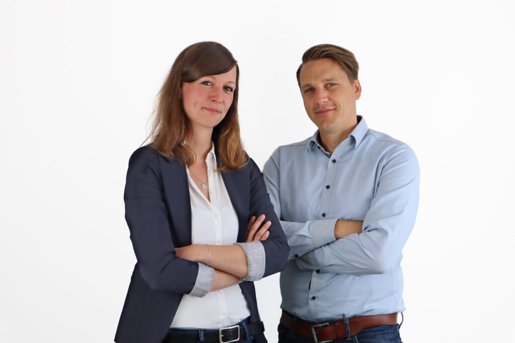 Caroline Muffert und Dr. Tim Eichler sind Gründer und Geschäftsführer des Bildungs-Start-ups Schreibmentoren aus Dülmen.