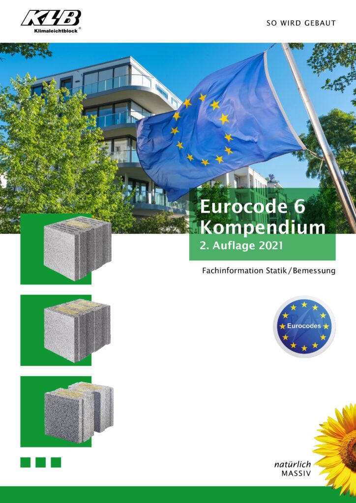 Fachinformationen von KLB  zum Eurocode 6 und KLBQUADRO neu aufgelegt. (Foto: KLB Klimaleichtblock)