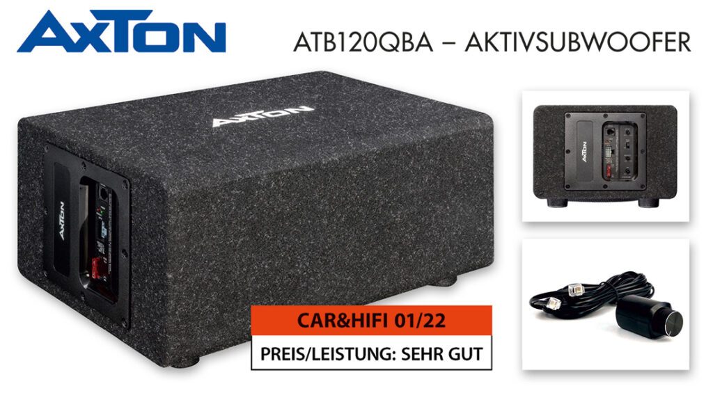 AXTON Bassbox ATB120QBA: Preis / Leistung: sehr gut