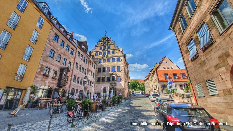Mehrfamilienhäuser in der Altstadt Nürnberg
