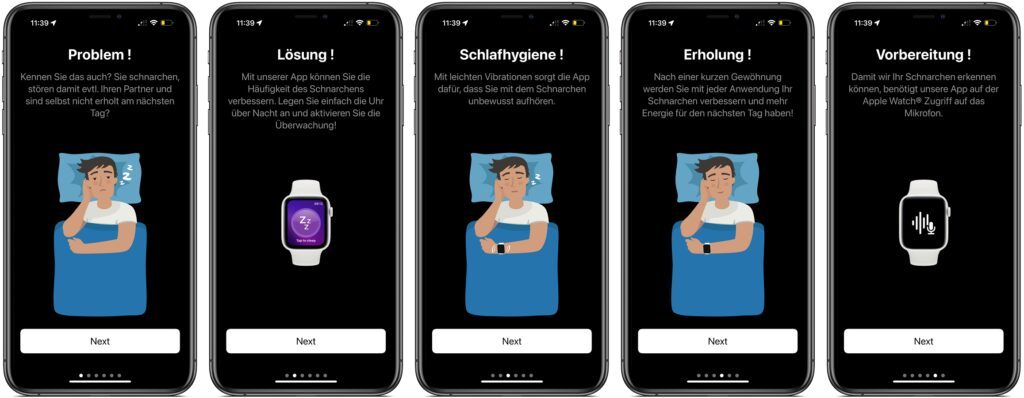 Einführung in die Nutzung der Anti-Snore-App SilentNigh
