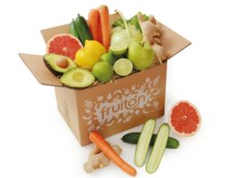 Frisches Obst und Gemüse mit der fruiton Box
