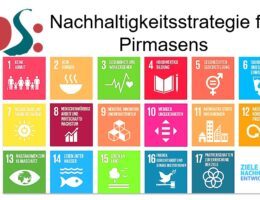 17 globale Ziele der Agenda 2030 (Sustainable Development Goals - kurz: SDG) der Vereinten Nationen (Bildquelle: Stadtverwaltung Pirmasens)