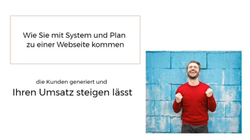 Gratis Webdesign Webinar von Nabenhauer Consulting