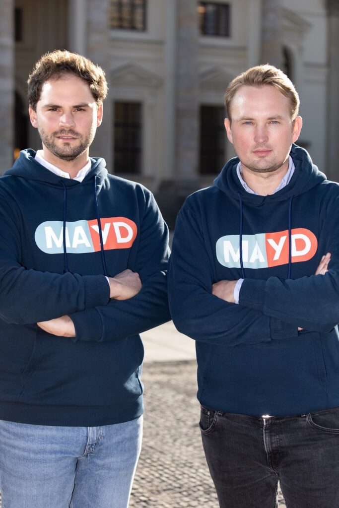 MAYD Gründer-Team Hanno Heintzenberg und Lukas Pieczonka (Bildquelle: MAYD)