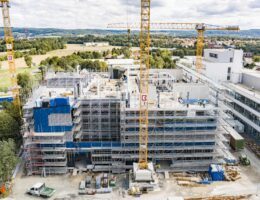 Auf dem Sartorius Campus in Göttingen entsteht ein neues Forschungs- und Entwicklungsgebäude.  Foto: Brüninghoff