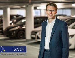 VMF-Vorstandsvorsitzender Frank Hägele begrüßt den 17. Premiumpartner.