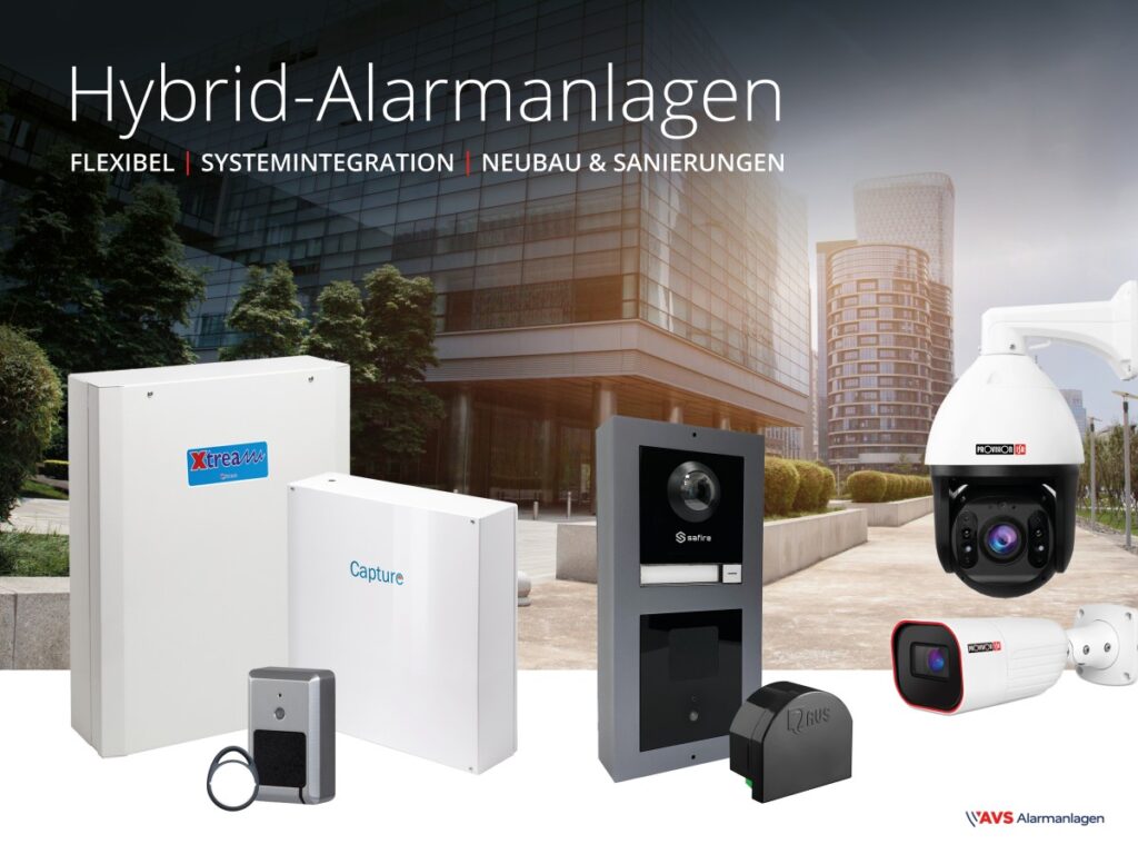 Vielfältige Systemintegration bei den AVS Hybrid-Alarmzentralen (© BKH Sicherheitstechnik GmbH & Co. KG)