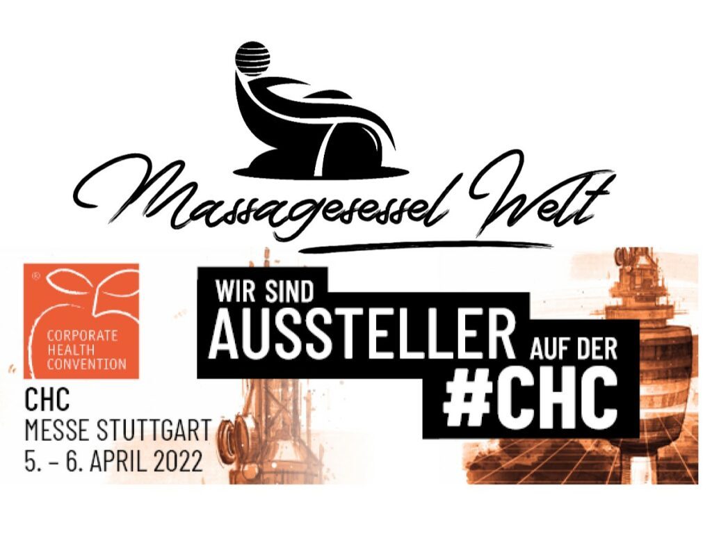 Massagesessel Welt präsentiert sich auf der Corporate Health Convention (CHC) in Stuttgart