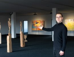 Finn Schorlau will zusammen mit Immobilienunternehmen der Kreativszene Raum für ihre Kunst bieten (c) FiNe 2022_Foto Hannes Hüttem