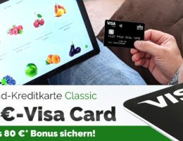 Deutschland-Kreditkarte Classic: Bis zu 80 Euro Bonus geschenkt