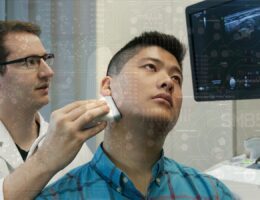 Die Software ECHOMICS des Fraunhofer IGD erkennt bereits im Ultraschall bösartig veränderte Lymphknoten. 