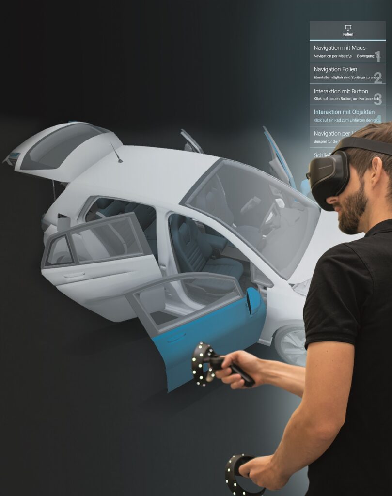 Das 3D/VR-Autorenwerkzeug Machine@Hand des Fraunhofer IGD: Training in geschützter VR-Umgebung