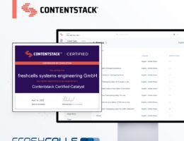 freshcells Systemingenieure werden zertifizierte Catalyst-Partner von Headless CMS Contentstack (Die Bildrechte liegen bei dem Verfasser der Mitteilung.)