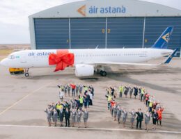 Air Astana feiert 20-jähriges Jubiläum. (Die Bildrechte liegen bei dem Verfasser der Mitteilung.)