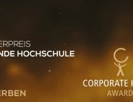 Bewerbungsstart für Sonderpreis "Gesunde Hochschule" beim Corporate Health Award 2022 (© EUPD Research)