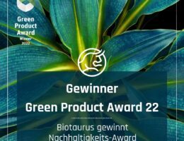 1.500 Projekte aus 56 Ländern: Der Rebell mit dem grünen Herzen gewinnt den Green Product Award in 'Konsumgüter & Körperpflege'.