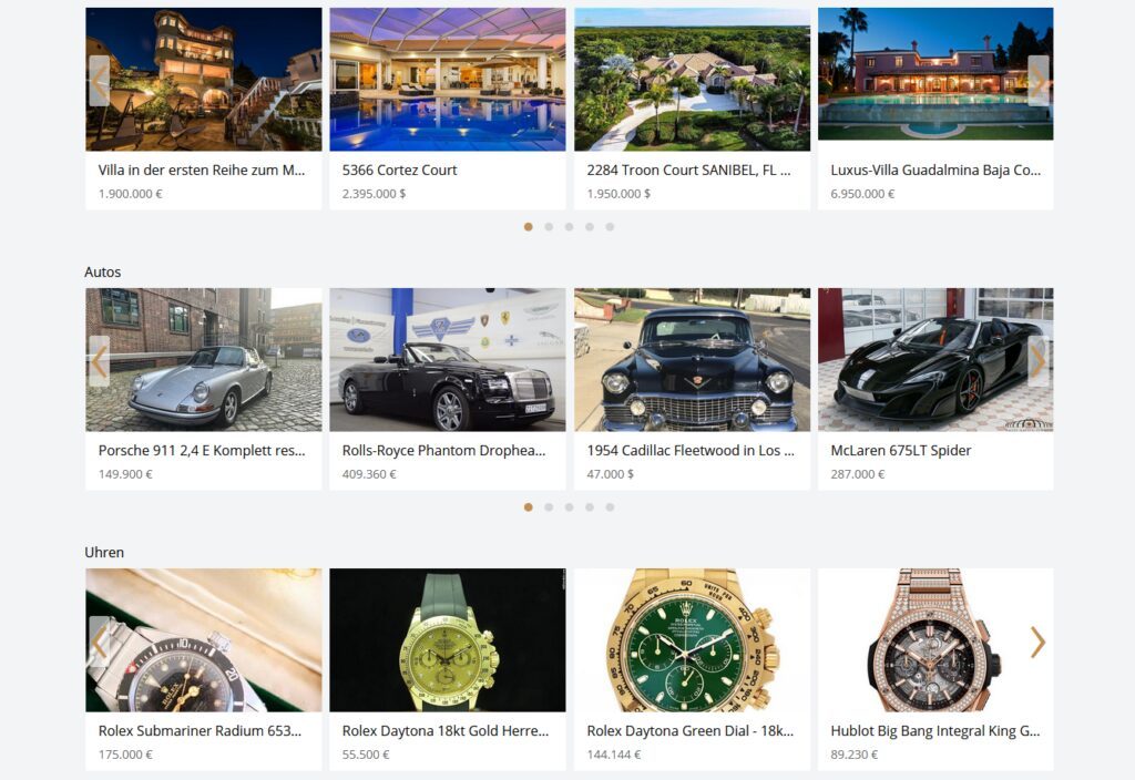 Herando bietet eine exklusive Auswahl an Luxusmarken und jahrelange Erfahrung im Luxussegment