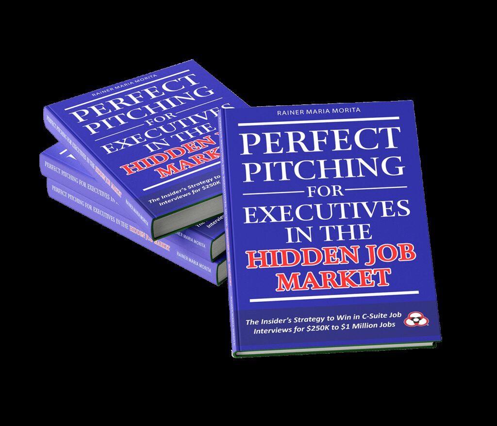 "Perfektes Pitching für Führungskräfte im versteckten Stellenmarkt" von Autor Rainer Maria Morita jetzt bei Amazon