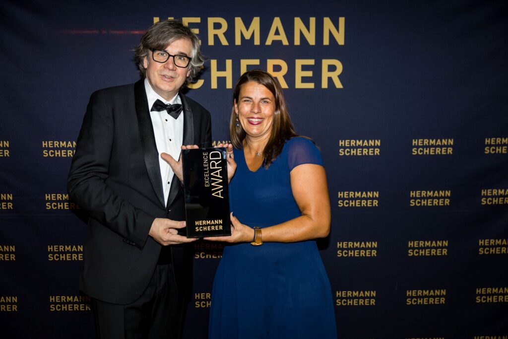 Award Verleihung durch Hermann Scherer (c)Dominik Pfau