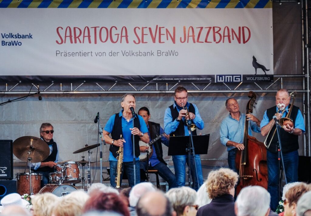 Saratoga Seven Jazzband 2018 (© WMG Wolfsburg