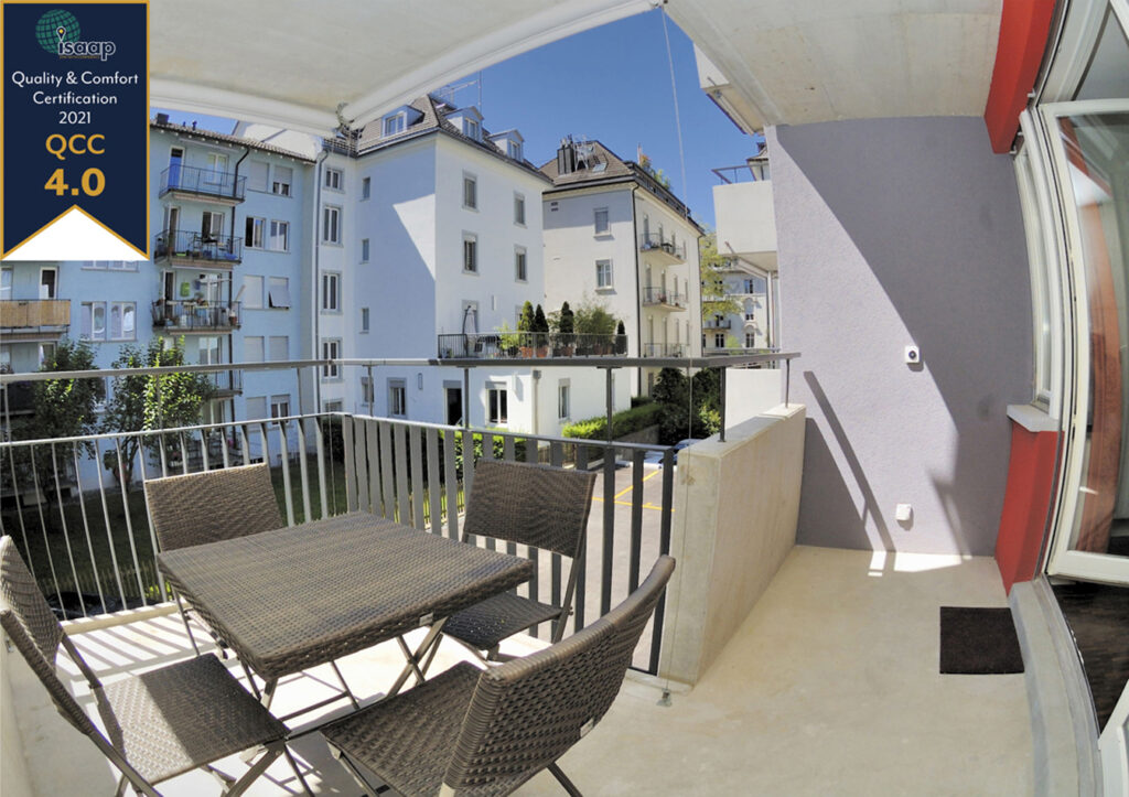 PABS vermietet ruhige Wohnungen mit Balkon im Zentrum von Zürich