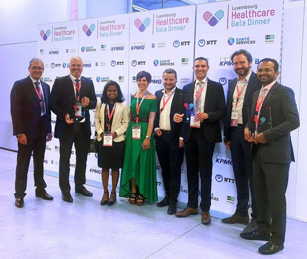 Die Verantwortlichen von B Medical Systems bei den Luxembourg Healthcare Awards (Bildquelle: B Medical Systems)