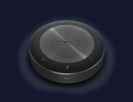 Das neue kabellose Prowise Speakerphone sorgt für noch bessere Tonqualität bei hybriden Konferenzen. (© Prowise GmbH)