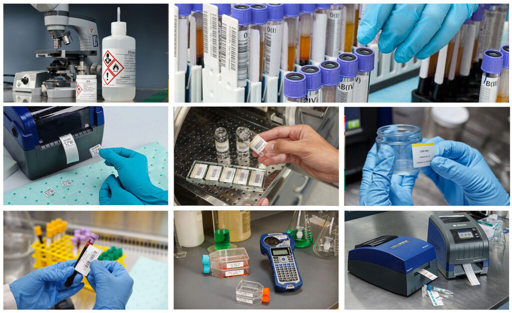 Zuverlässige Laboretiketten für die professionelle Laborkennzeichnung