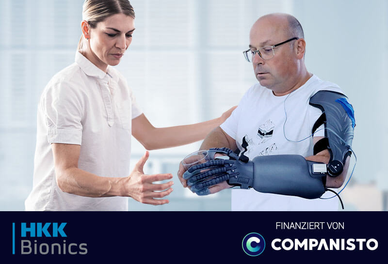 HKK Bionics Finanzierungsrunde auf Companisto (Die Bildrechte liegen bei dem Verfasser der Mitteilung.)