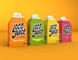 Der neue Loco Juice - erhältlich in vier verschiedenen Sorten
