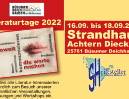 Literaturtage in Büsum / Lesungen und Workshops