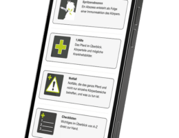 EQ-AID – Die App für Gesundheitsfürsorge und 1. Hilfe am Pferd mit Notfallhotline