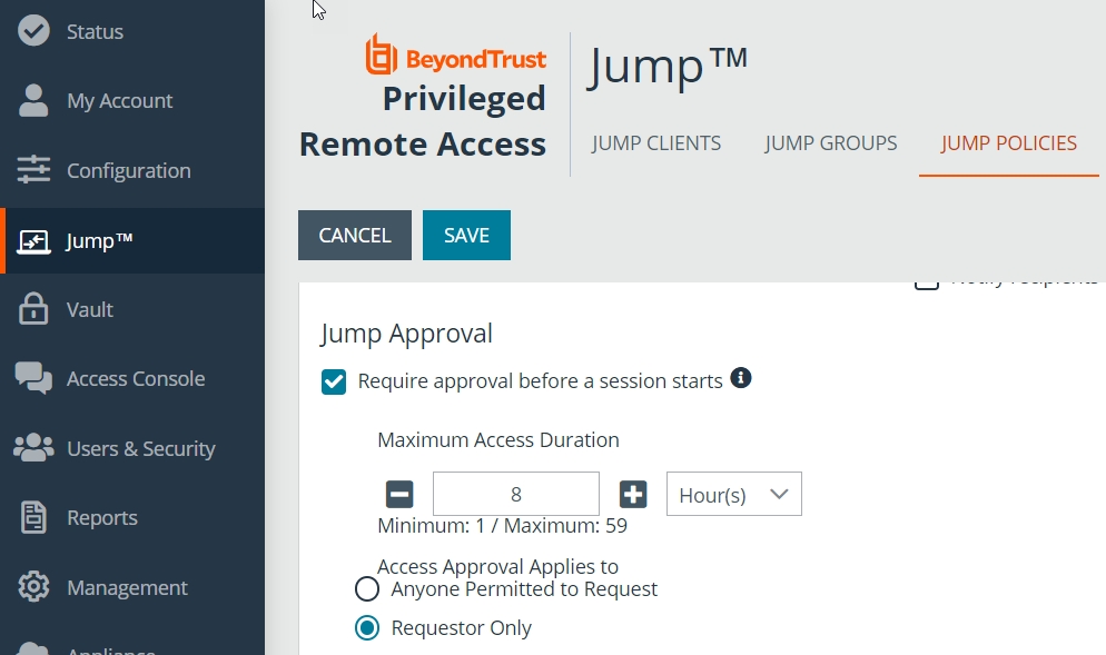 Flexibilität bei Jump-Client-Upgrades (Bildquelle: BeyondTrust)