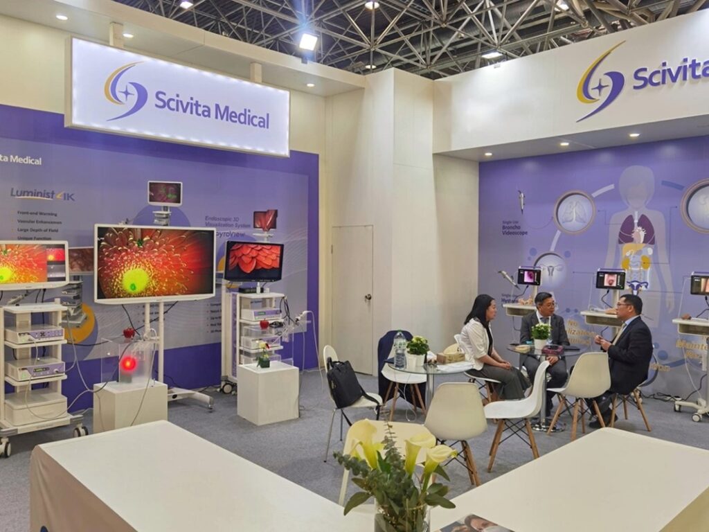 Scivita Medical auf der MEDICA 2022 (Die Bildrechte liegen bei dem Verfasser der Mitteilung.)