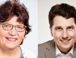 Barbara Kunzelmann (Prosoz) und Thilo Schuster (cit): Online-Zusammenarbeit mit BGV ist Trumpf (Die Bildrechte liegen bei dem Verfasser der Mitteilung.)