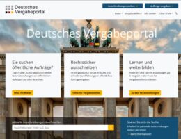 Screenshot Startseite www.dtvp.de (Die Bildrechte liegen bei dem Verfasser der Mitteilung.)