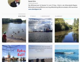 Neu: Instagram-Account vom Ostsee-Coach und Berater Daniel Görs (Die Bildrechte liegen bei dem Verfasser der Mitteilung.)