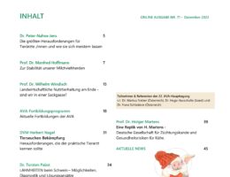 NUTZTIERPRAXIS AKTUELL (NPA) für tierärztliche Bestandsbetreuung – Aktuelle Ausgabe 71 verfügbar