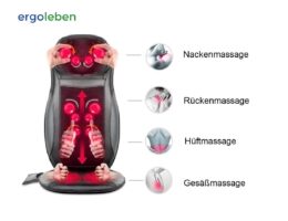 ergoleben kommt mit gleich drei neuen Massagegeräten: Sitzauflage (Abb.)