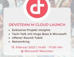 Devoteam M Cloud lädt ein: Das exklusive On-Site Event zum Devoteam M Cloud Launch in München (Bildquelle: @ Devoteam)