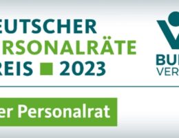 Deutscher Personalräte-Preis 2023 (Die Bildrechte liegen bei dem Verfasser der Mitteilung.)